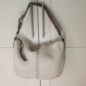 Coach Soho White Pebbled Leather Slouchy Hobo Bag F13108 Y2K Boho